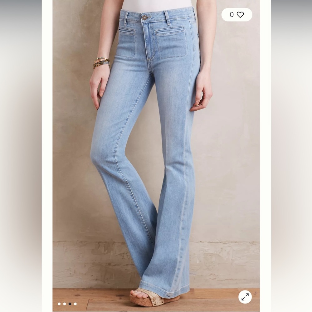 PAIGE x Anthropologie Bell Canyon High-Rise Jeans